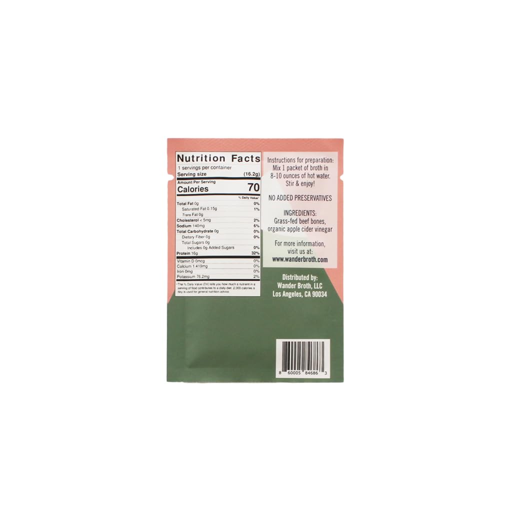 Freeze-Dried Grass-Fed Beef Bone Broth 10 Pack A798