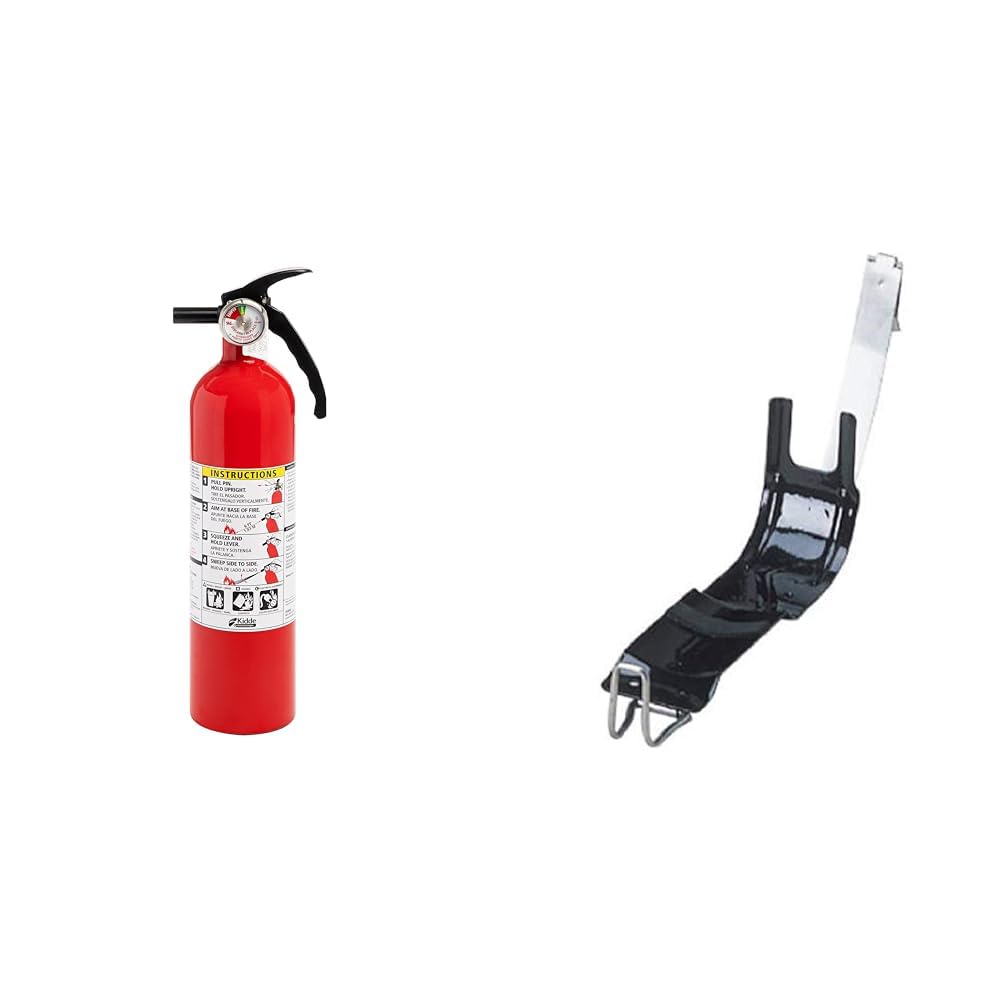 Red Dry Chemical Fire Extinguisher with Mounting Bracket X249
