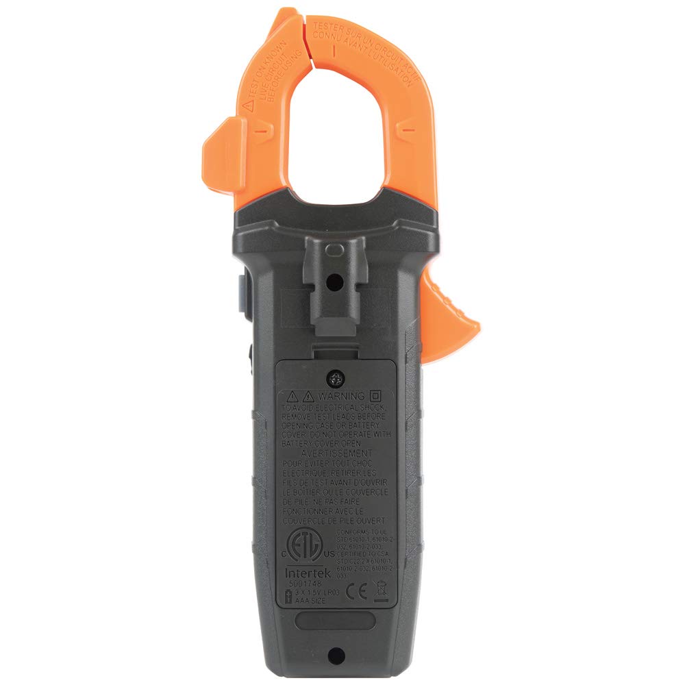 Digital Clamp Meter, Auto-Ranging 400 Amp AC U623
