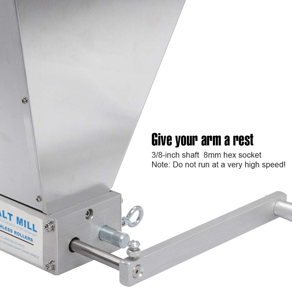 2 Roller Stainless Steel Grain Mill L9094