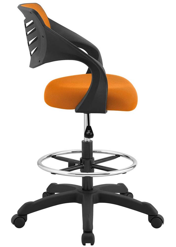 Orange Drafting Chair C9743