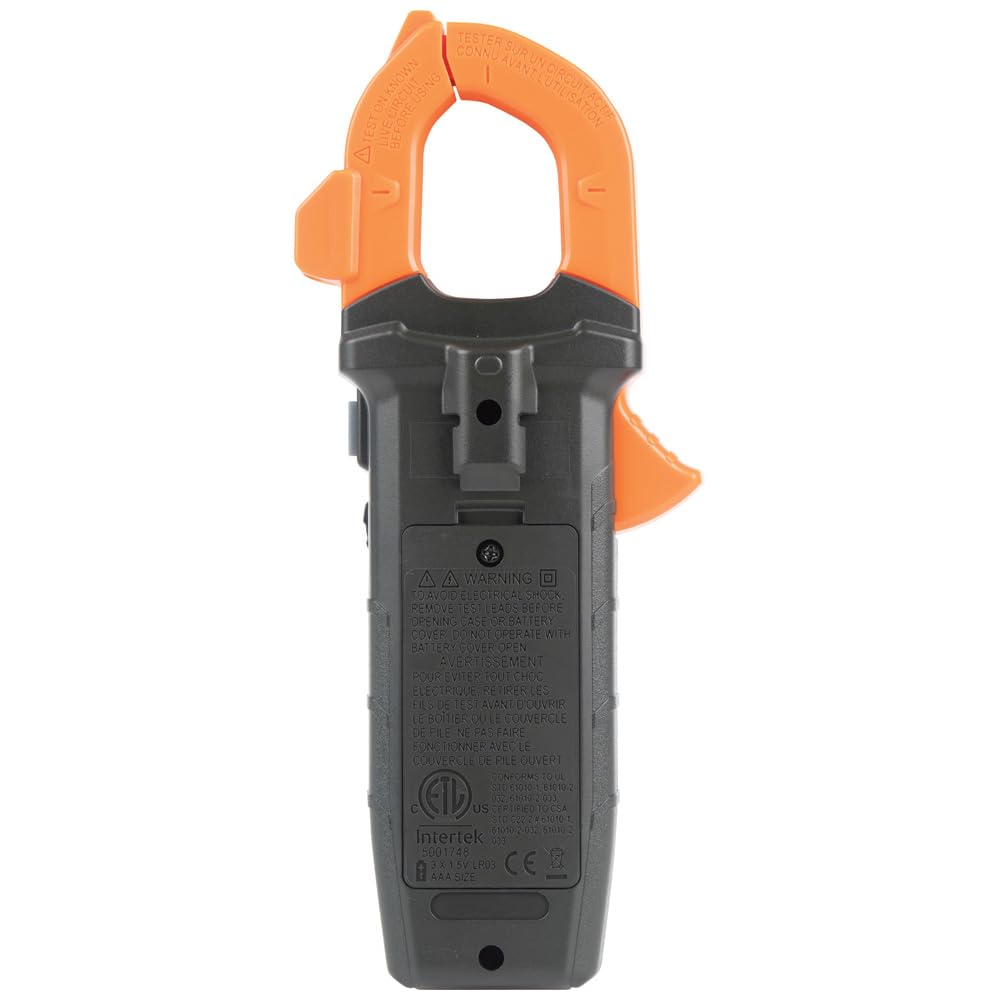 Digital Clamp Meter, Auto-Ranging 400 Amp AC U623