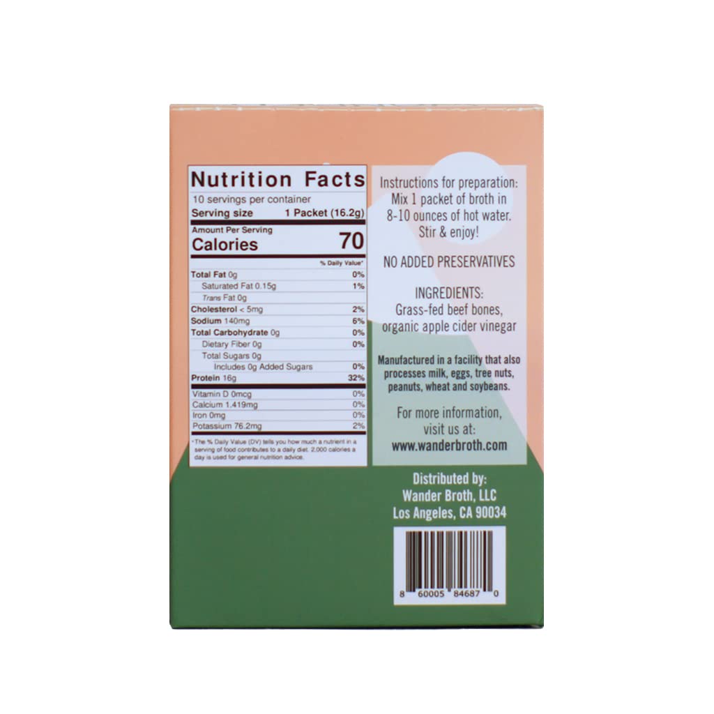 Freeze-Dried Grass-Fed Beef Bone Broth 10 Pack A798