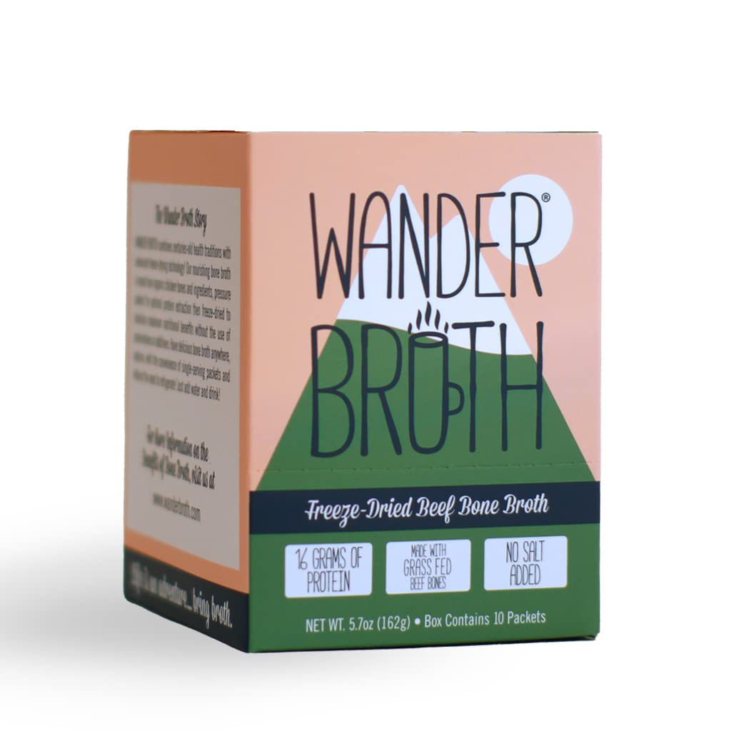 Freeze-Dried Grass-Fed Beef Bone Broth 10 Pack A798