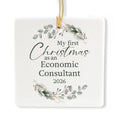 Ceramic 3-inch Square-Shaped Ornament U32082
