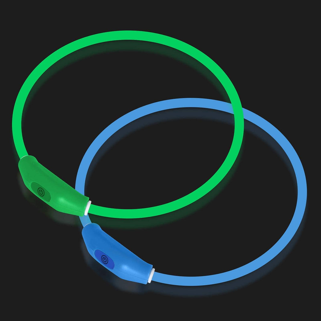 2-Pack Rechargeable LED Dog Collar K32629