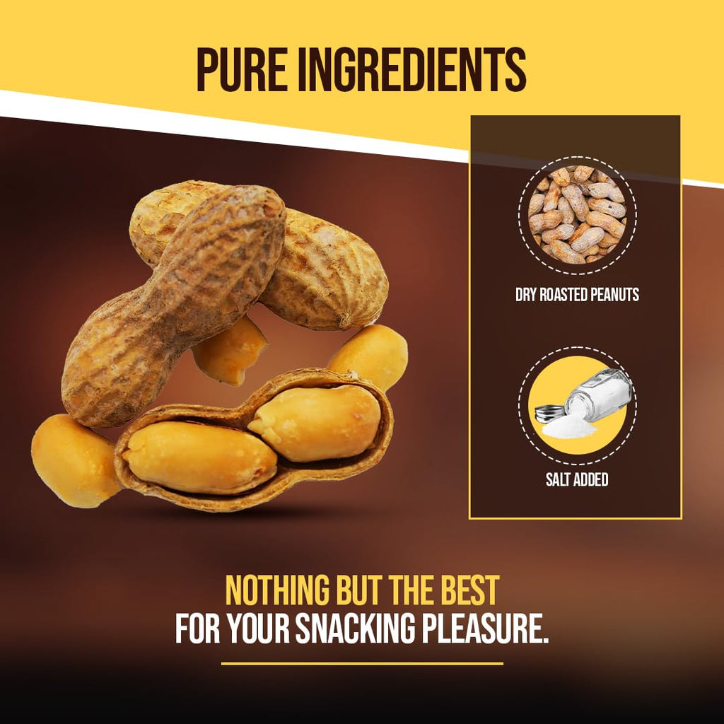 Salted Dry Roasted In Shell Peanuts 2 Pounds G699