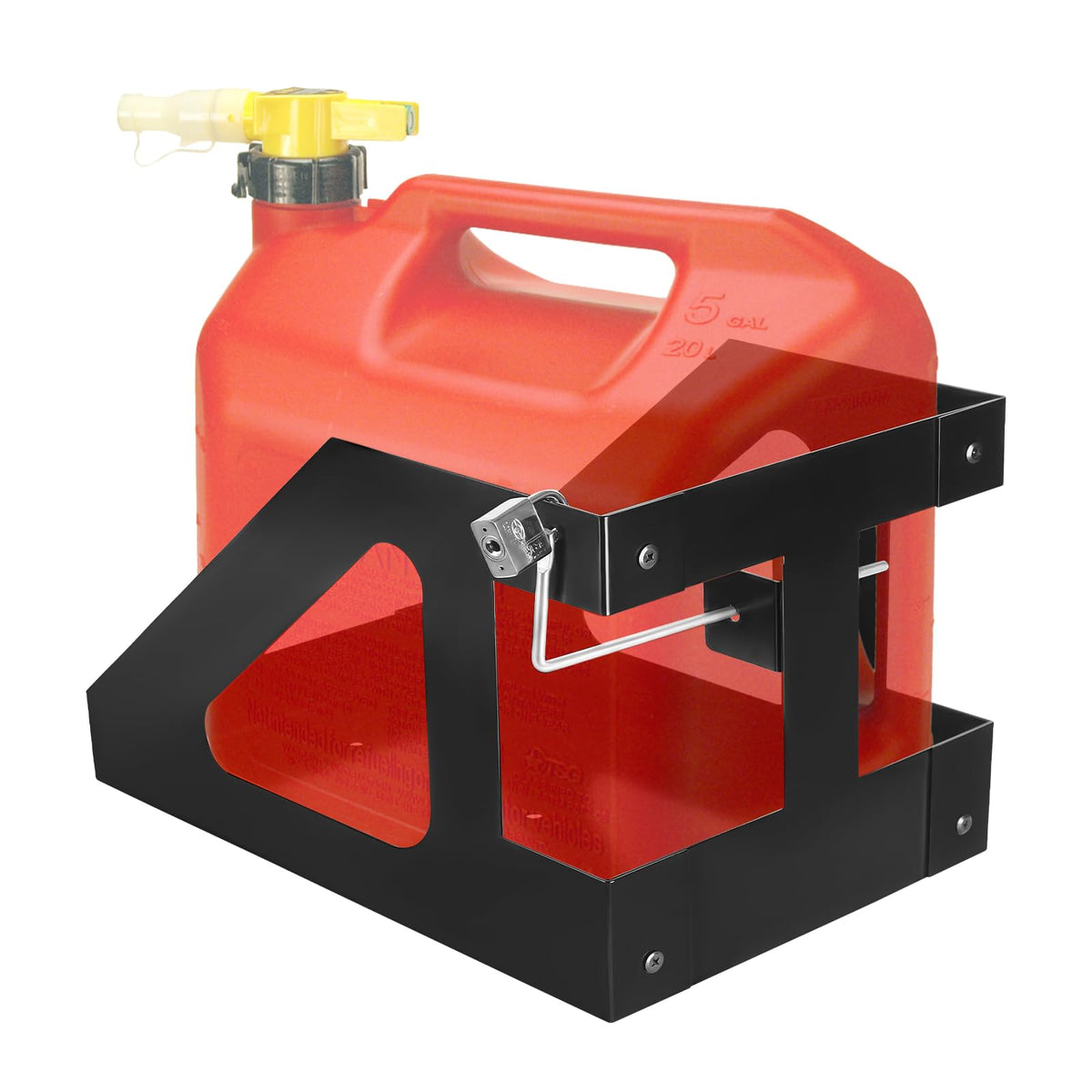 5 Gallon Gas Can Holder with Anti-Theft Lock R850