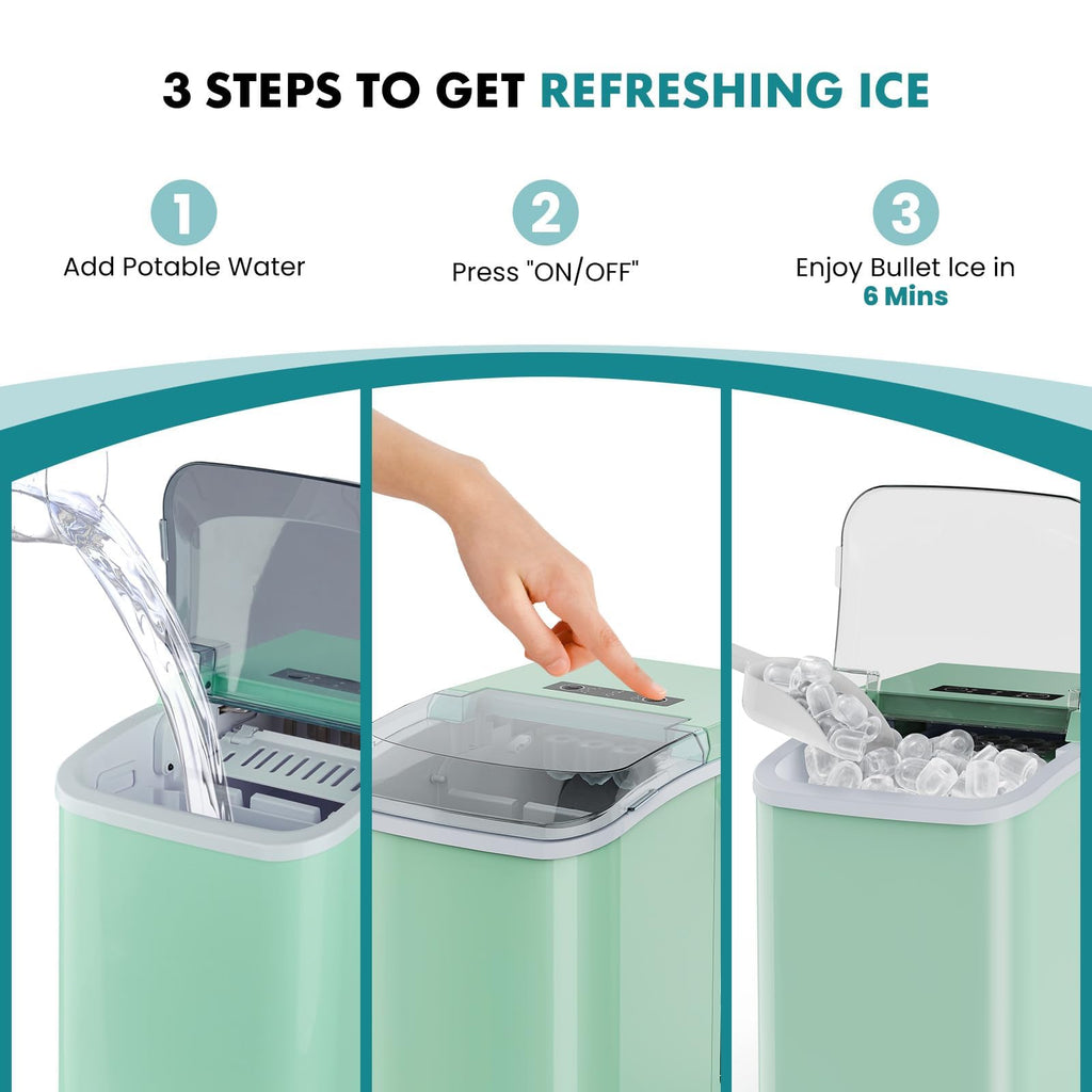 Portable Ice Maker Machine with Handle J16659