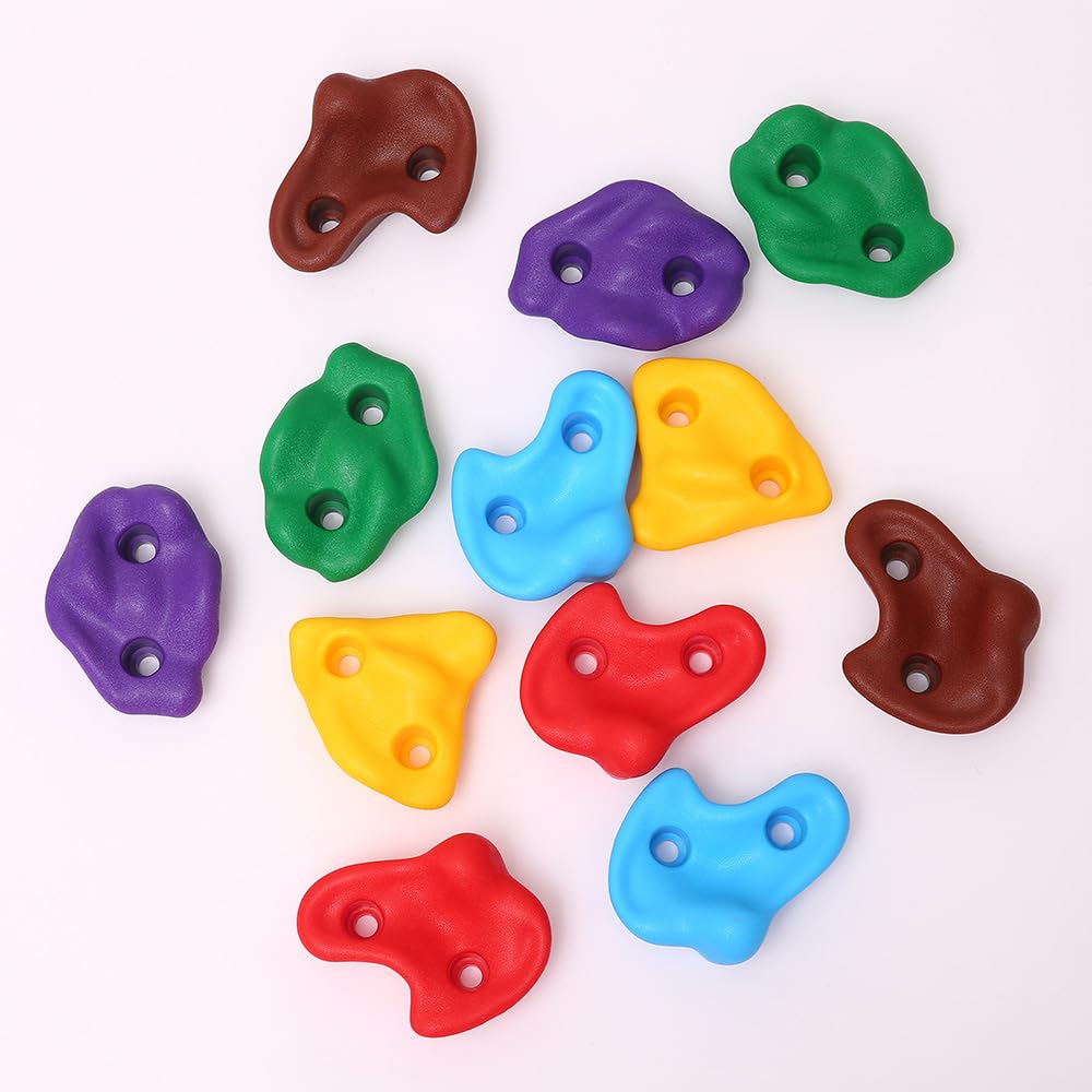 18 Pcs Tree Climbing Holds with 6 Ratchet Straps X2033