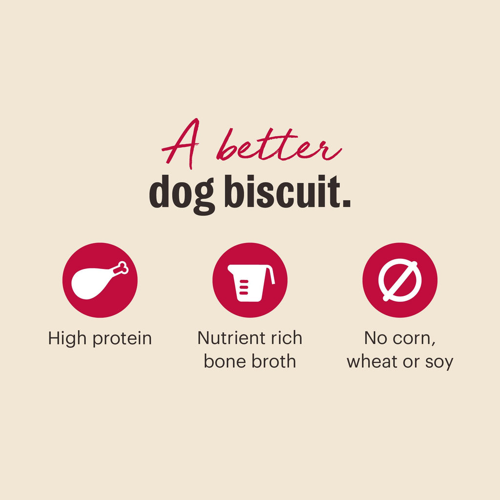 Grain Free Beef Bone Broth Sweet Potato Dog Treats 8 oz I112