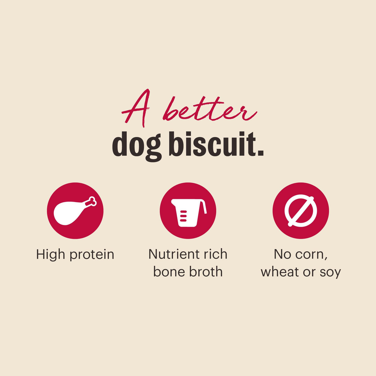 Grain Free Beef Bone Broth Sweet Potato Dog Treats 8 oz I112