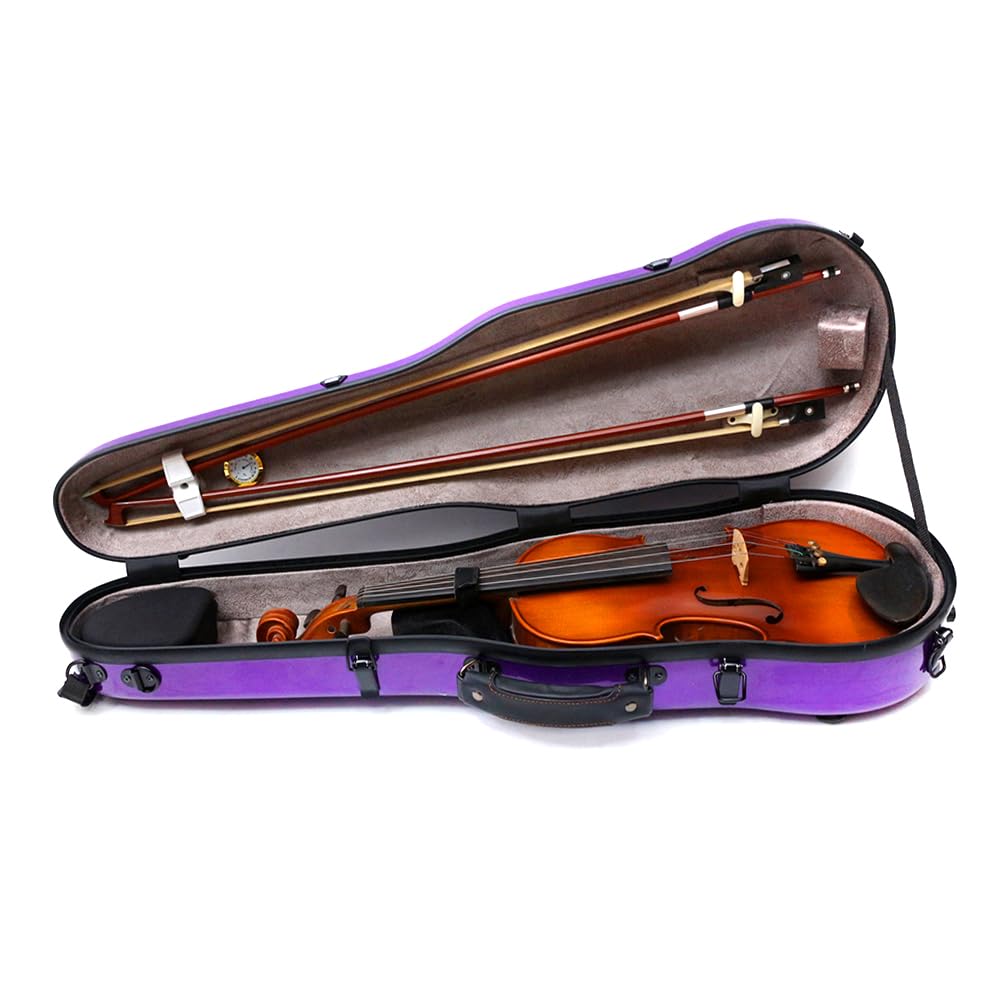 Carbon Fiber Violin Case 4/4 Full Size Purple B106222