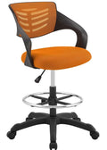 Orange Drafting Chair C9743