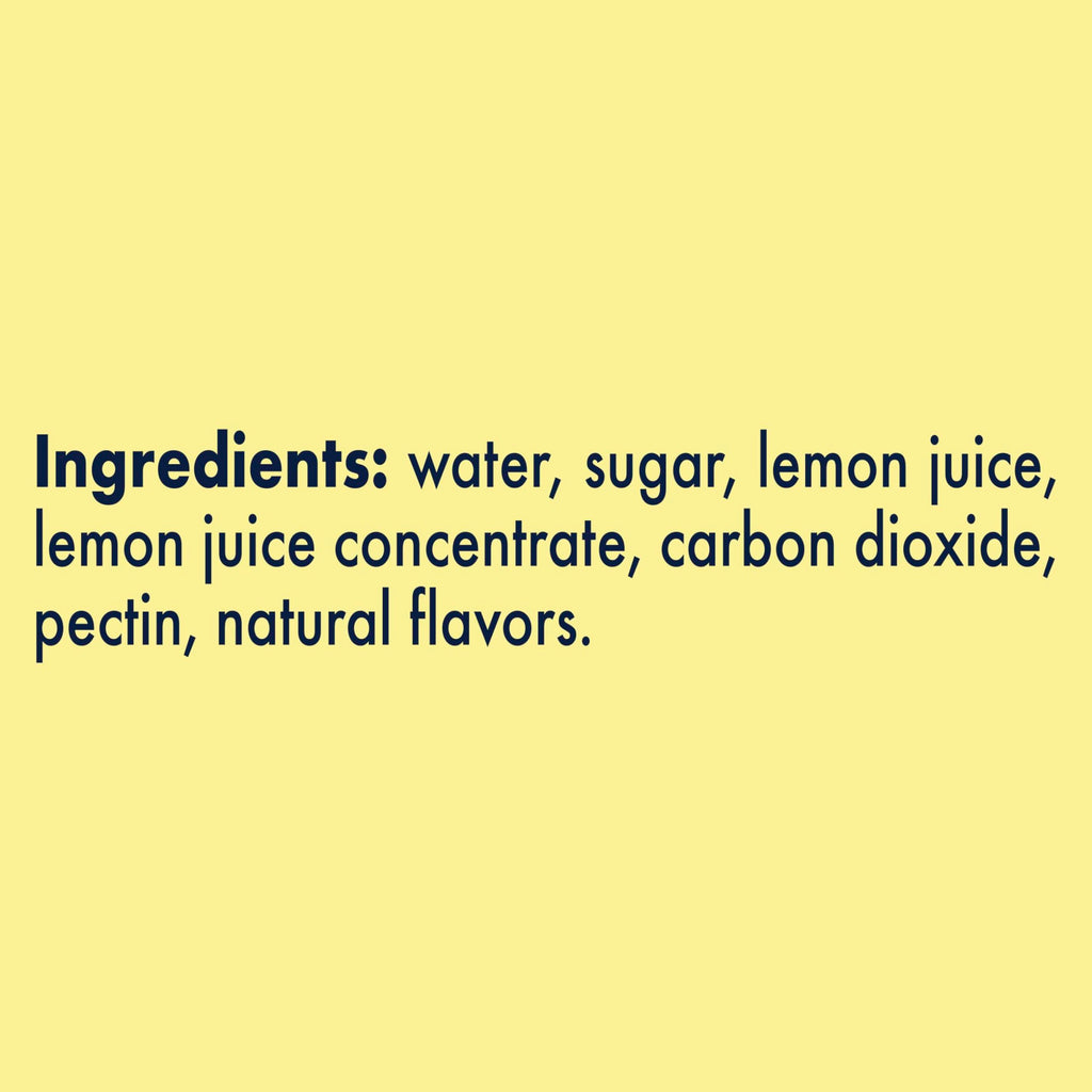 Italian Sparkling Lemon Beverage 24 Pack of 11.15 Fl Oz Cans C328704