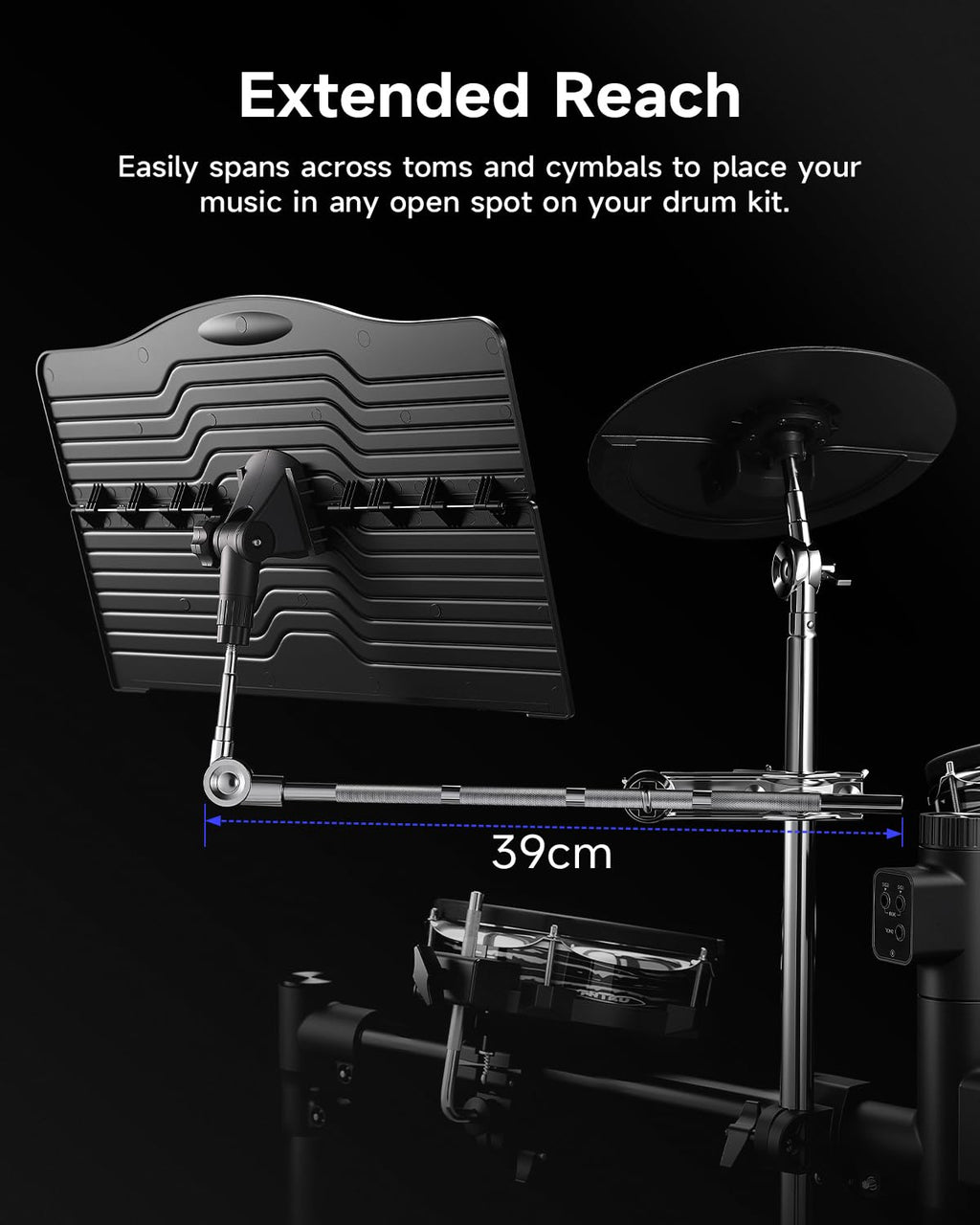 Adjustable Clamp On Sheet Music Tray M975073