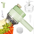 4 in 1 Handheld Electric Vegetable Cutter Set USB Rechargeable O856910