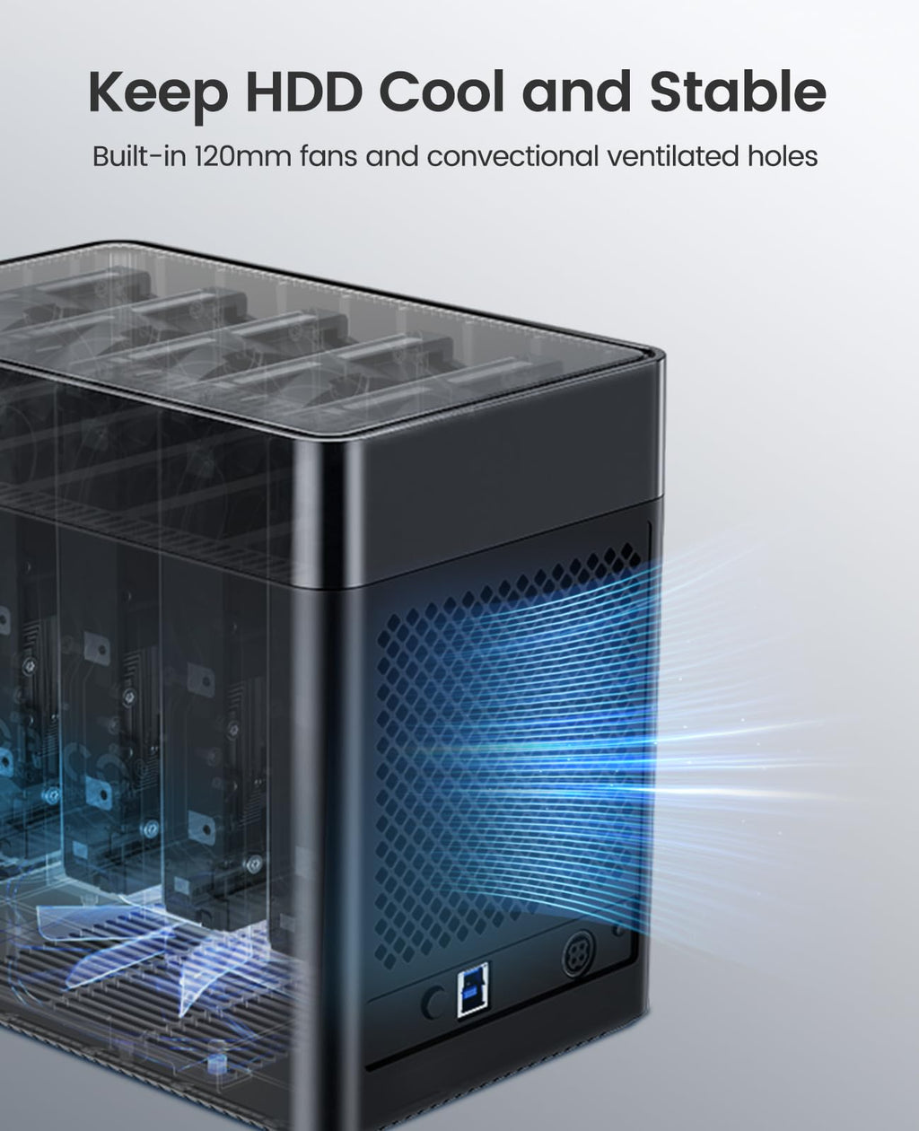 5 Bay Hard Drive Enclosure I85561
