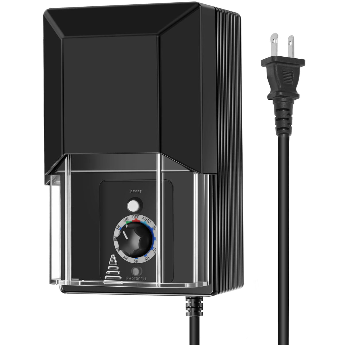 200W Low Voltage Landscape Transformer with Timer & Photocell Sensor K647224