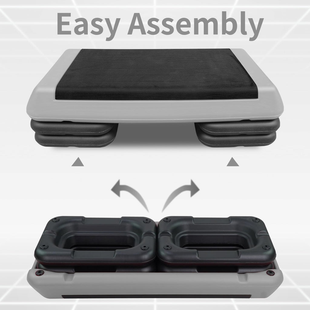 Adjustable Aerobic Stepper with 4 Risers P877