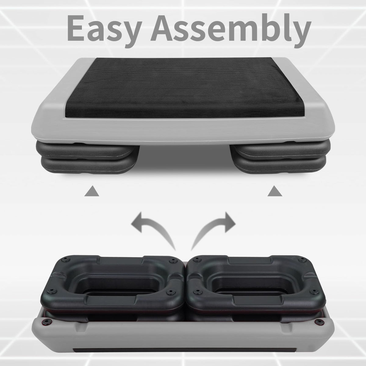 Adjustable Aerobic Stepper with 4 Risers P877