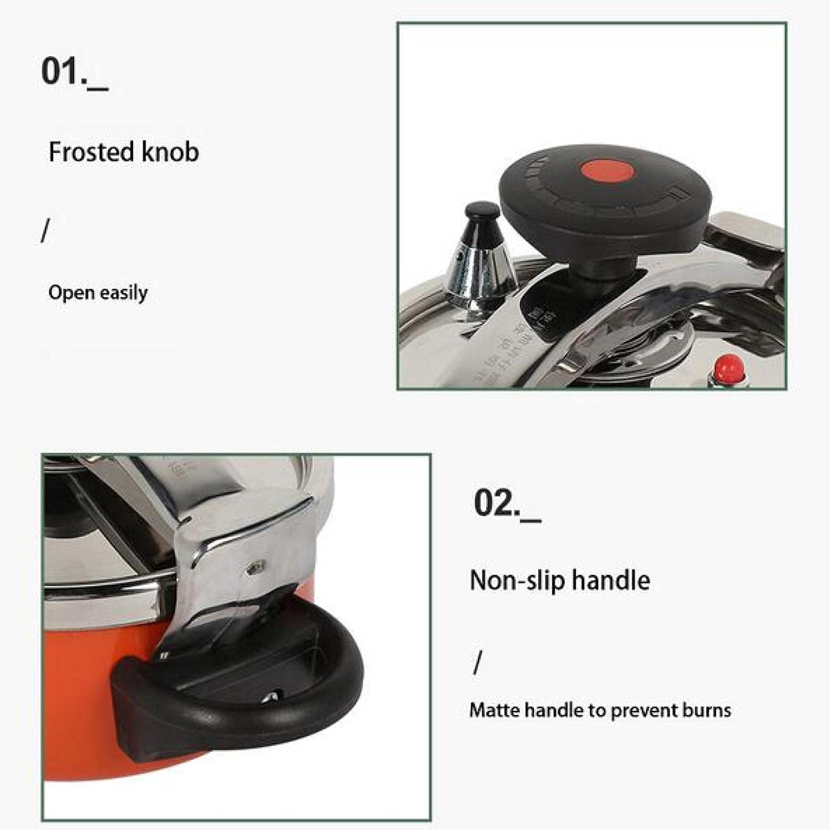 Camping Pressure Cooker Aluminum Alloy 2L P391
