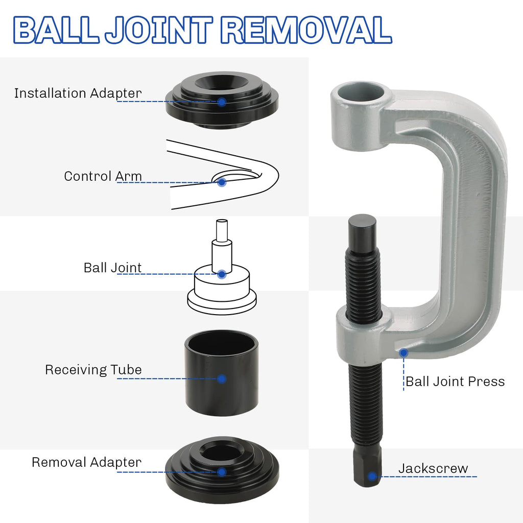 Heavy Duty Ball Joint Press and U Joint Removal Tool Kit O78575
