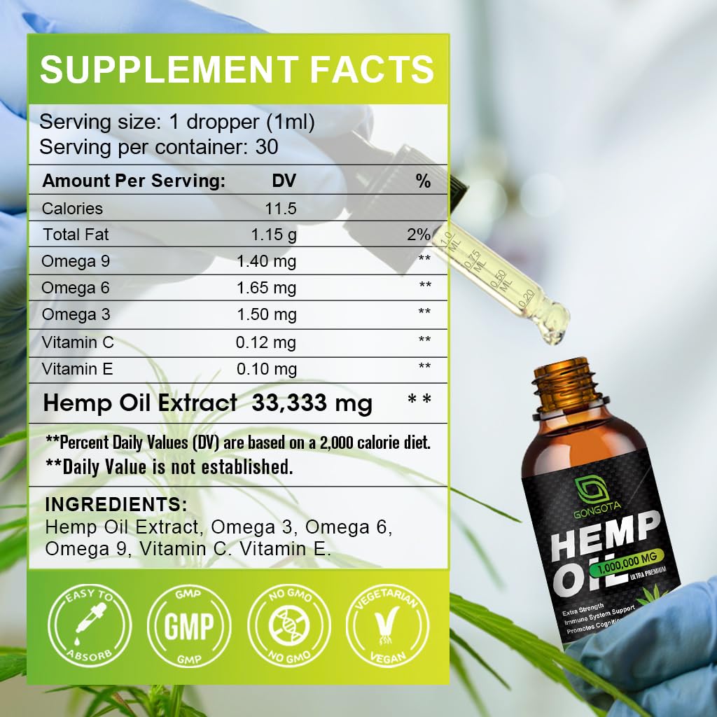 Organic Hemp Oil Extract N44808