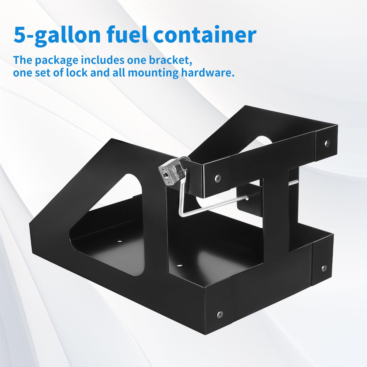 5 Gallon Gas Can Holder with Anti-Theft Lock R850
