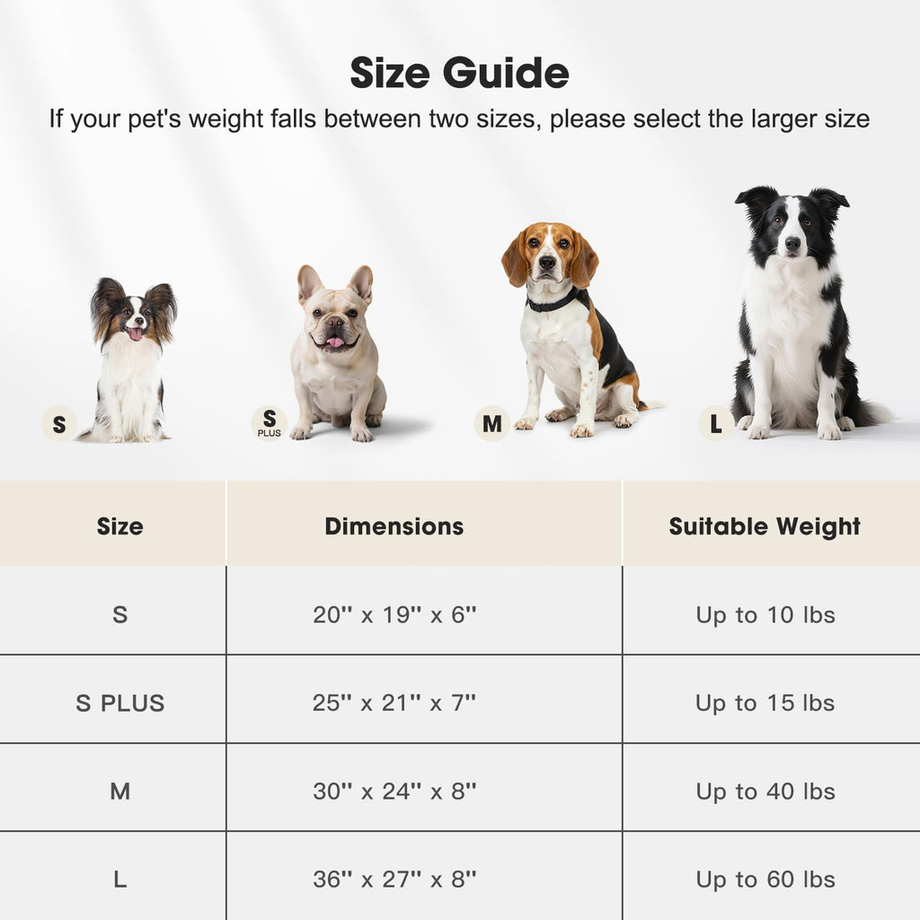 Medium Washable Dog Bed with Removable Cover V787111