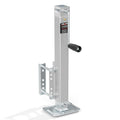 Square Trailer Jack, 15" Lift, Heavy Duty Swivel J21463