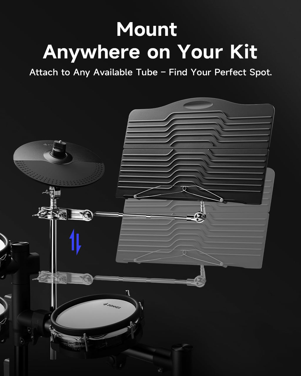 Adjustable Clamp On Sheet Music Tray M975073