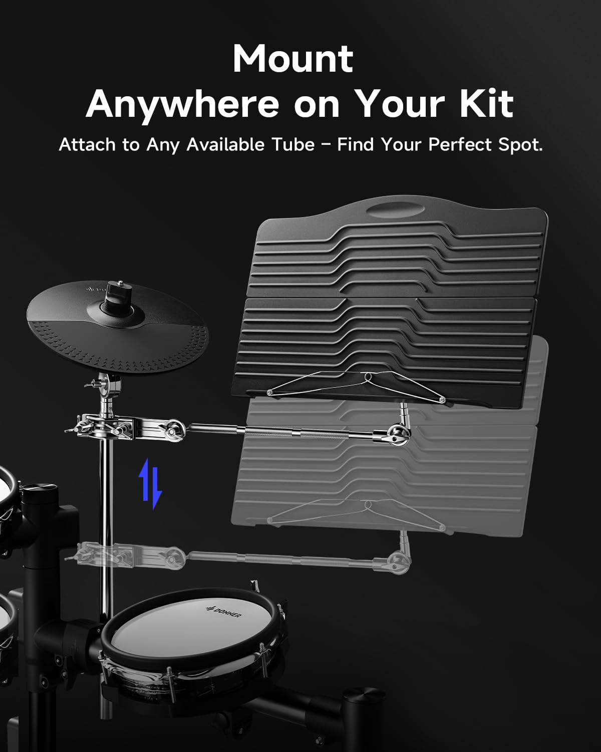 Adjustable Clamp On Sheet Music Tray M975073