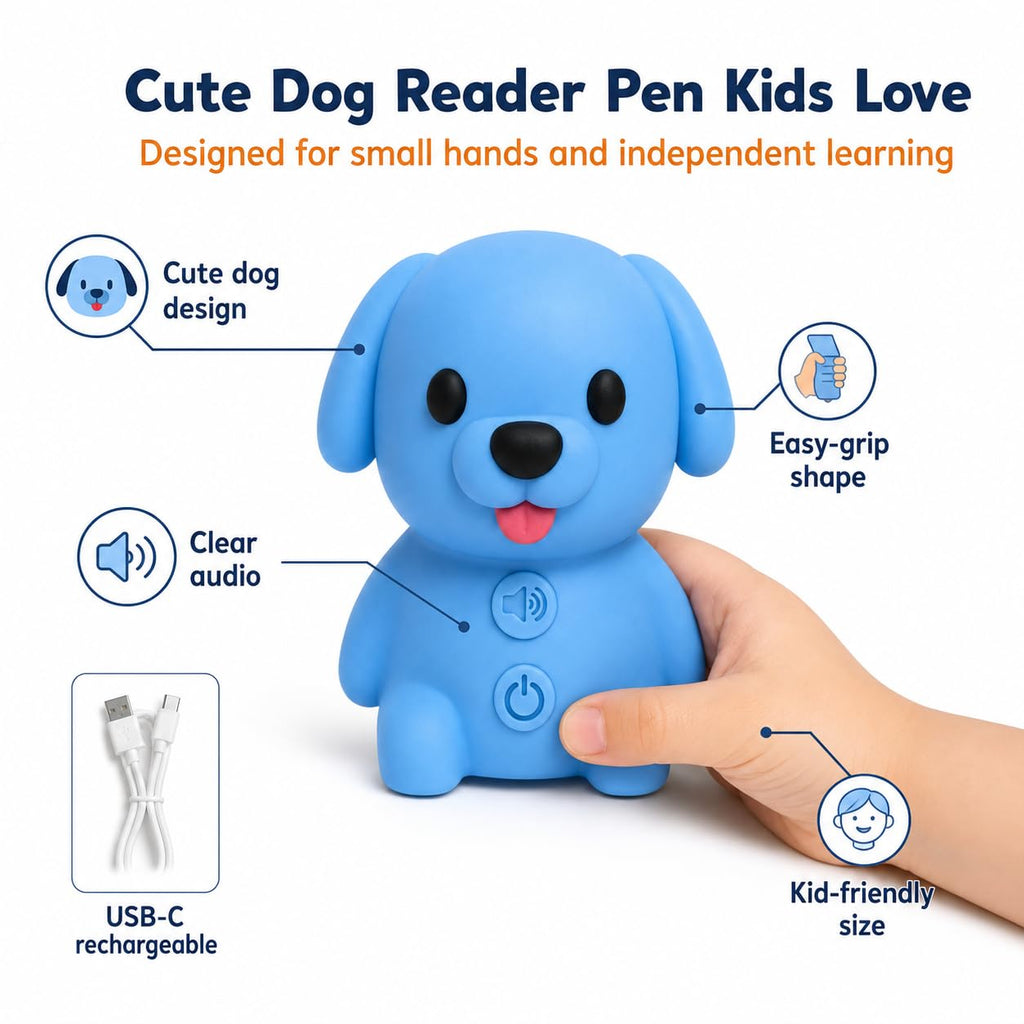 Phonics Learning Toy with Reader Dog, 148 Pages, 90 Stickers M88716