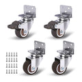 1" Low Profile Caster Wheels Set of 4 M1853