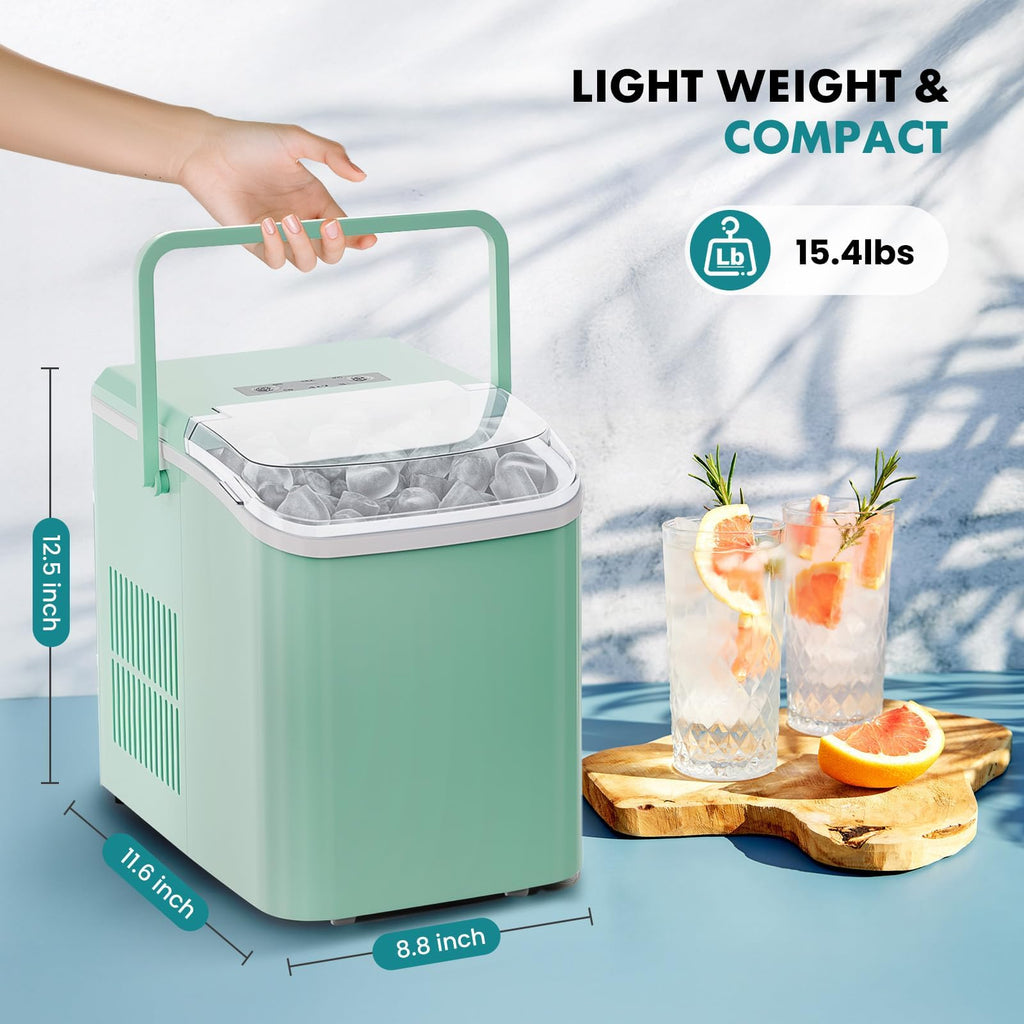 Portable Ice Maker Machine with Handle J16659