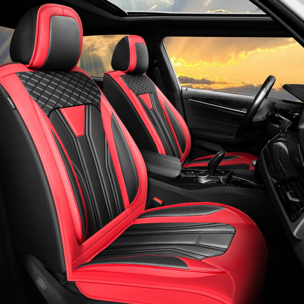 Red & Black Car Seat Covers H91281