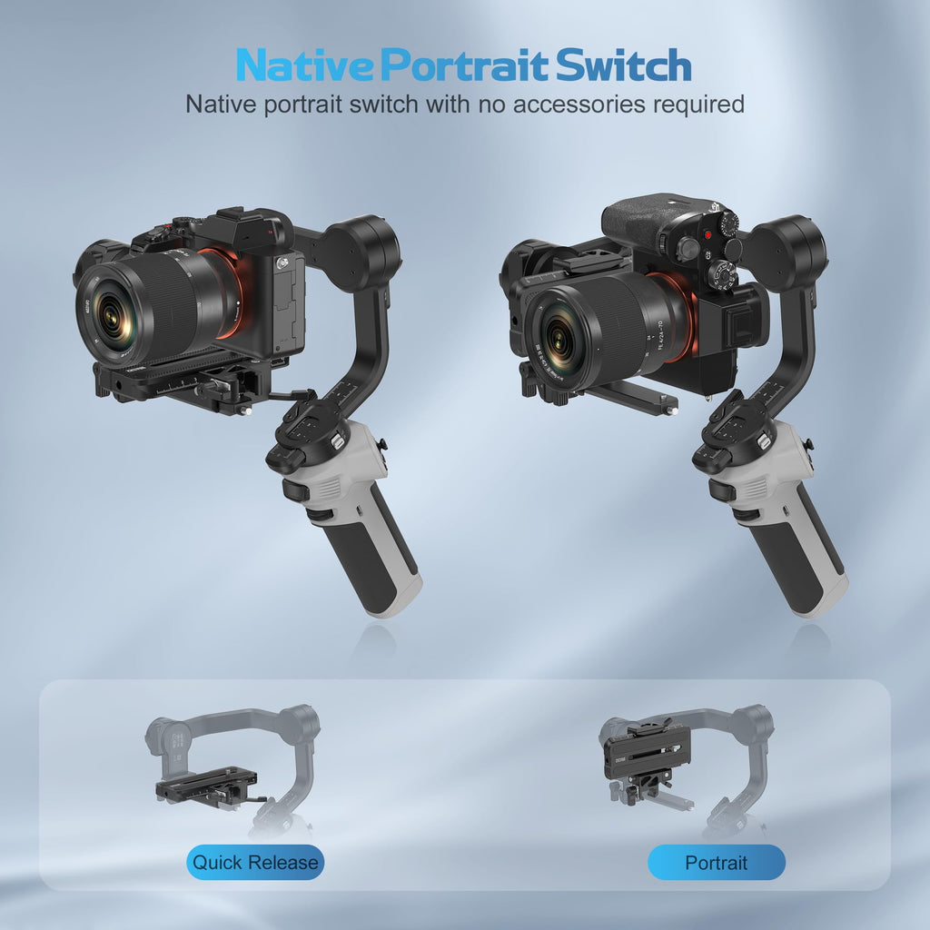 Lightweight 3-Axis Camera Gimbal Stabilizer F598