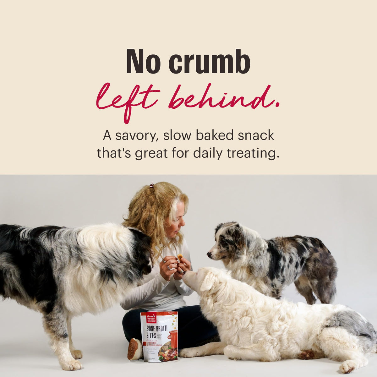 Grain Free Beef Bone Broth Sweet Potato Dog Treats 8 oz I112