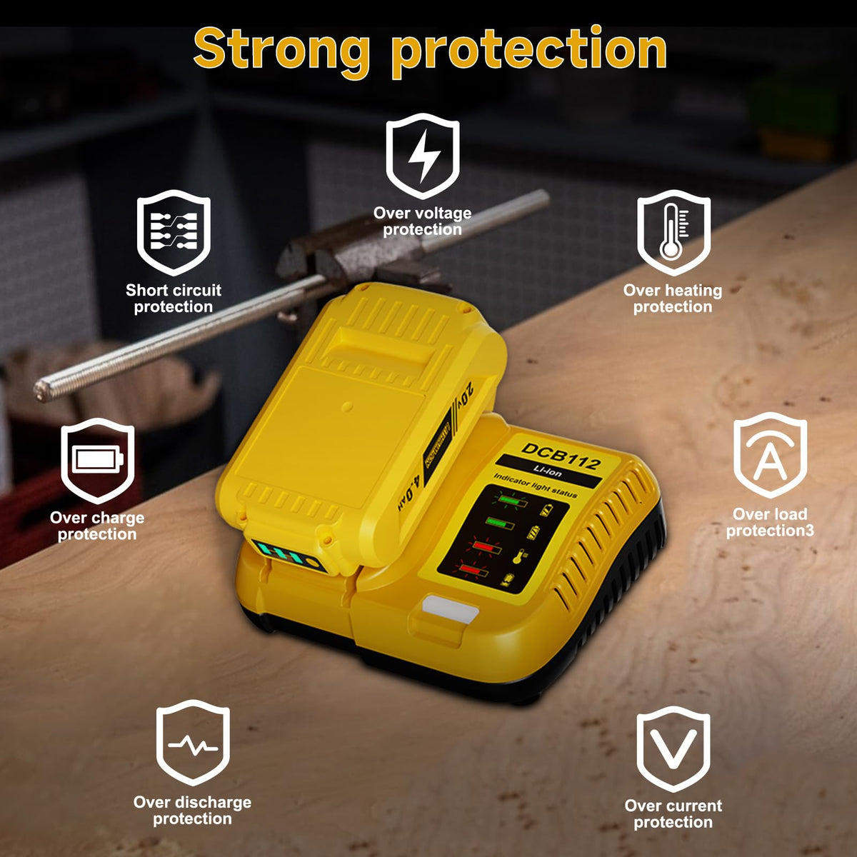 4.0Ah Lithium Battery and Charger S3642
