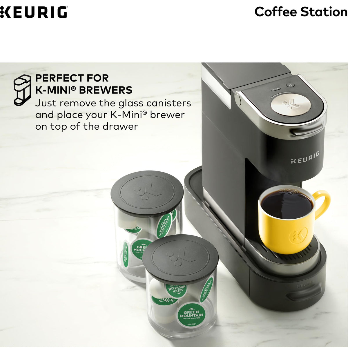 Black Coffee Storage Unit K5355