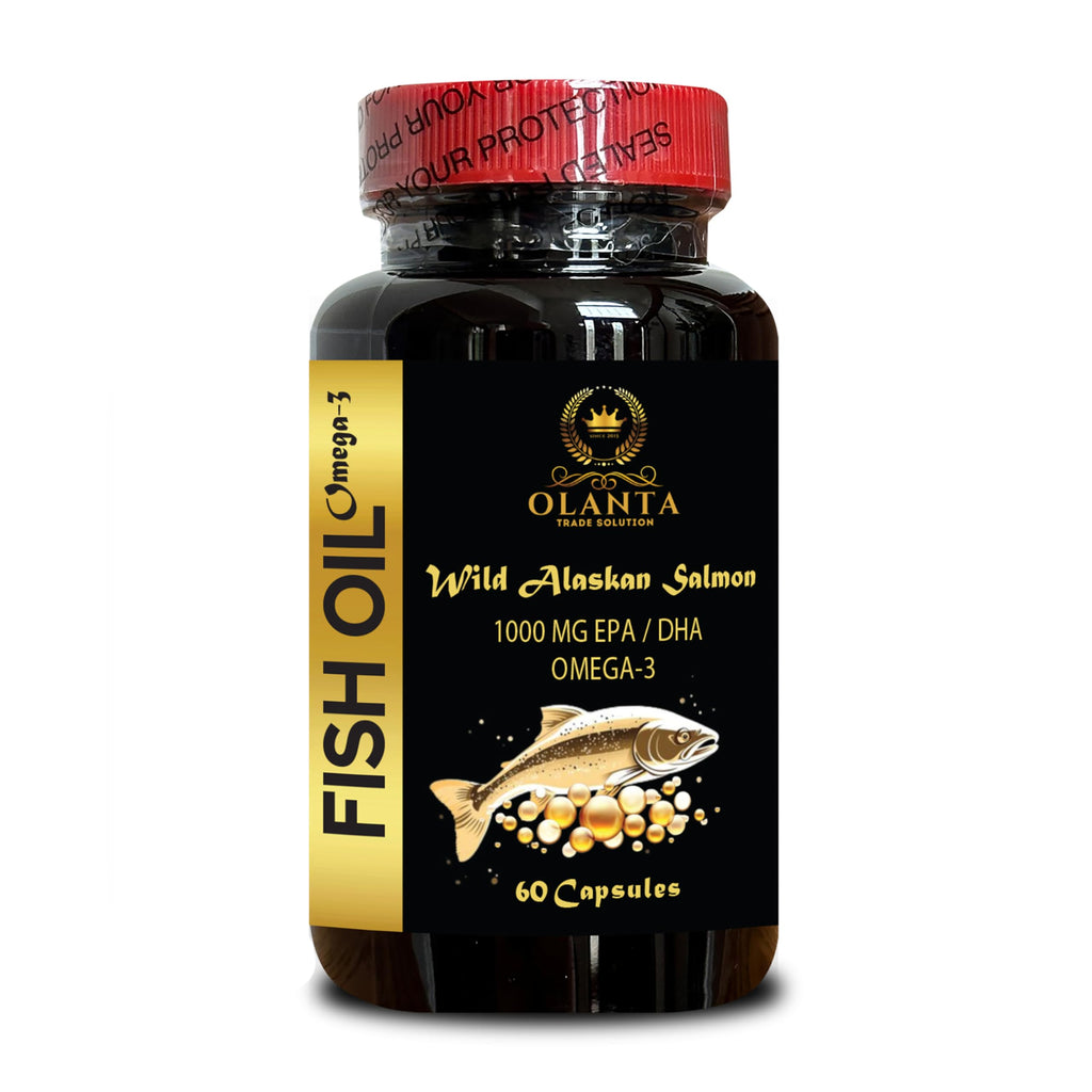 Omega-3 Salmon Oil 1000mg 60 Capsules J36740