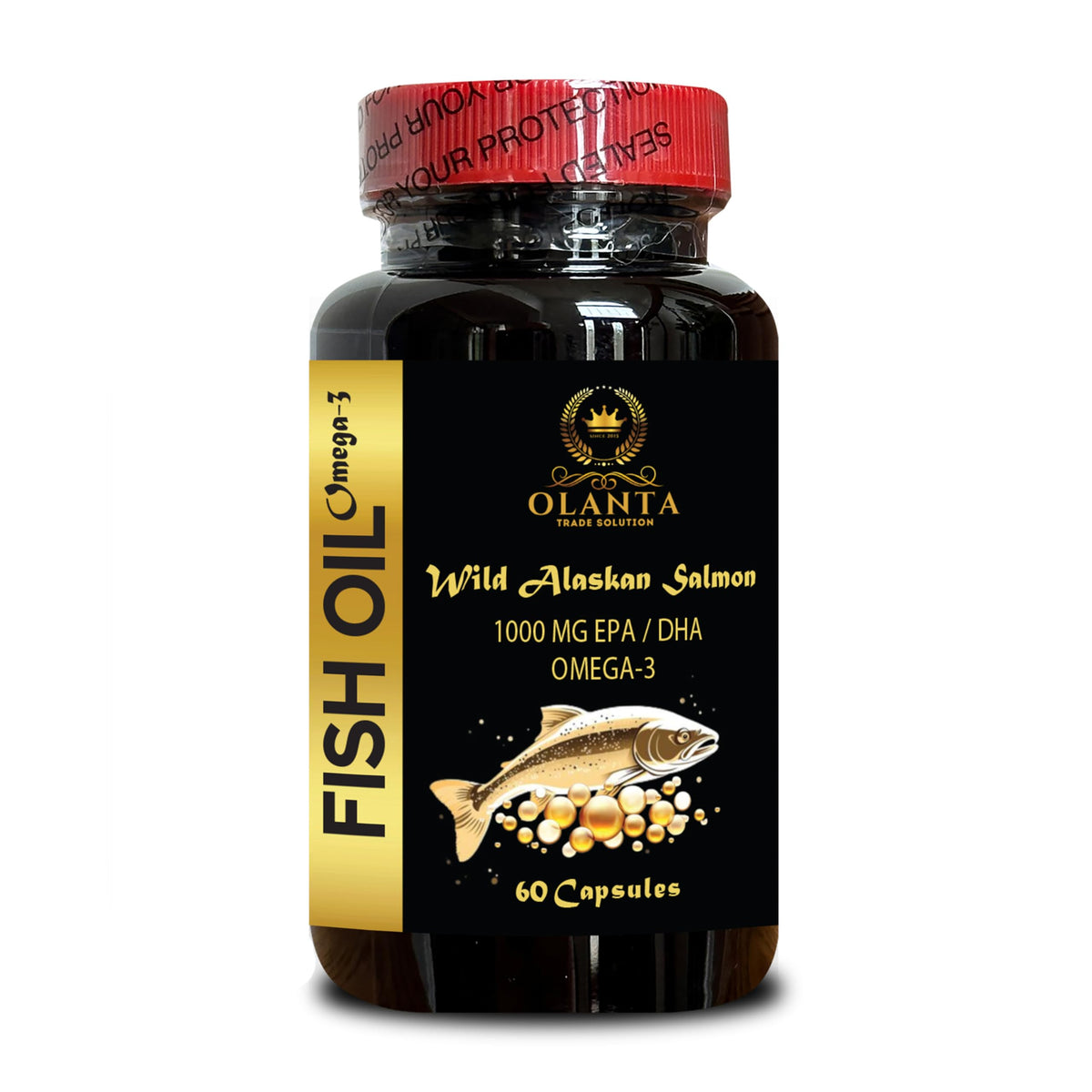 Omega-3 Salmon Oil 1000mg 60 Capsules J36740