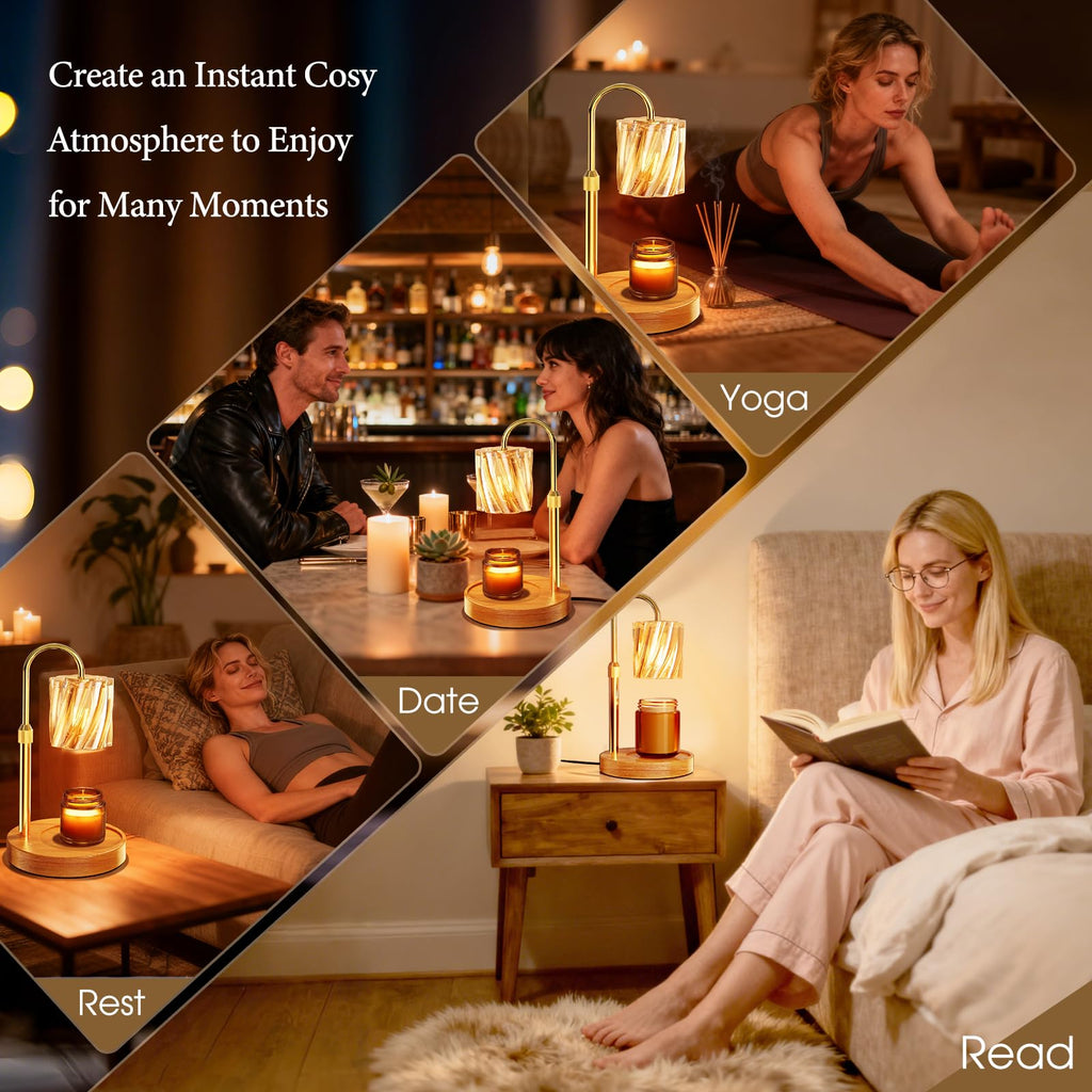 Candle Warmer Lamp with Timer Dimmer W43229