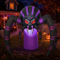 7 FT Inflatable Spider Outdoor Decoration with LED Lights D585837