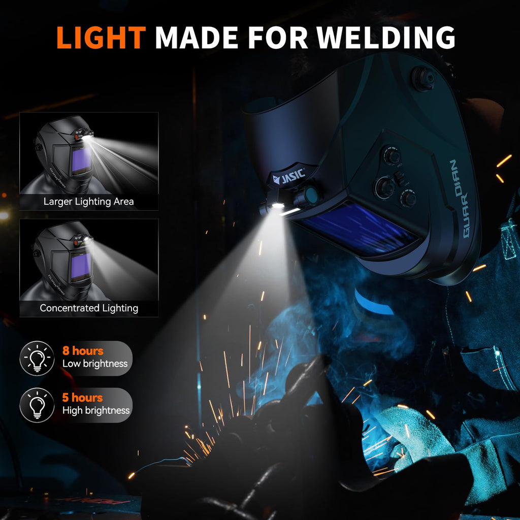 Auto Darkening Welding Helmet with Light F6206