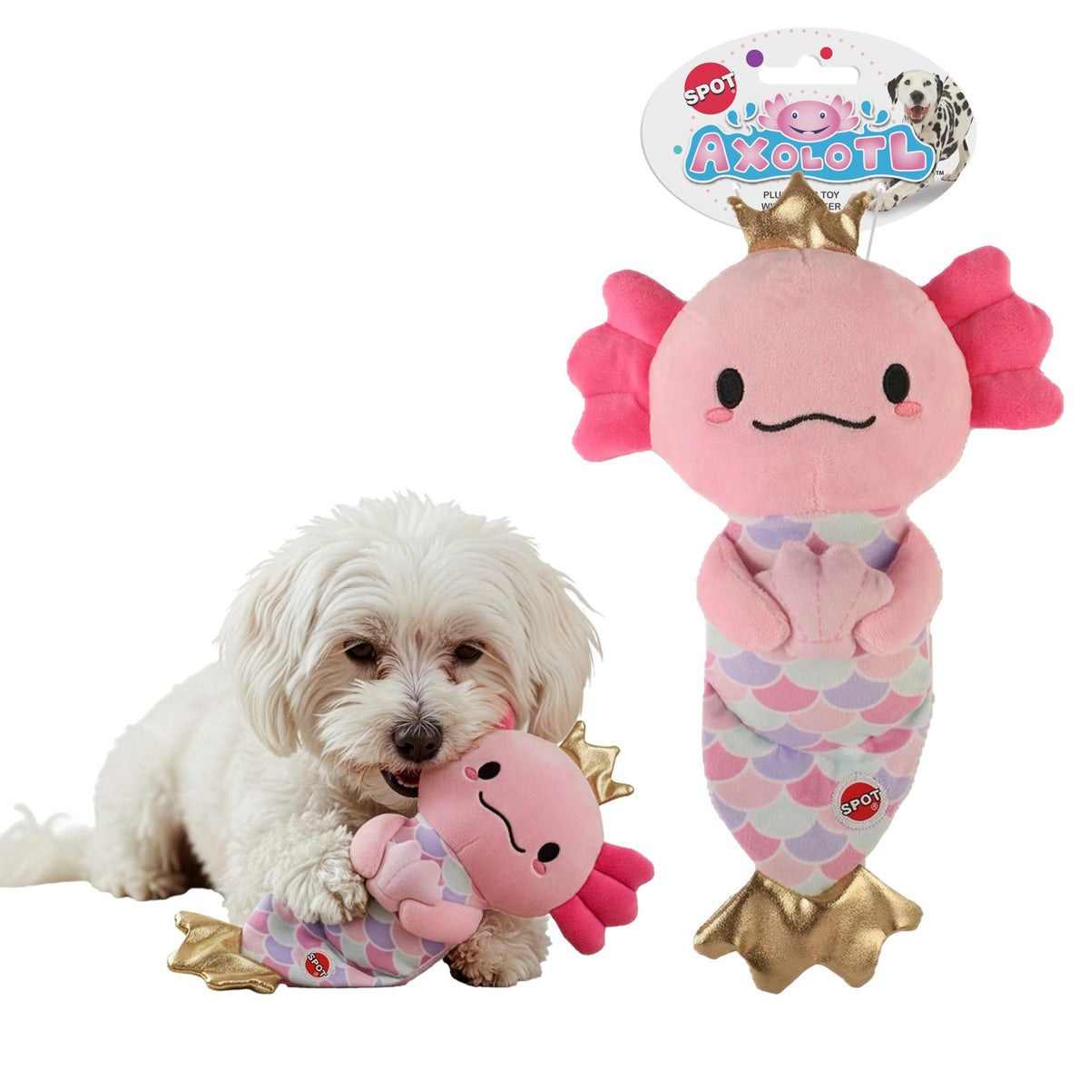 10″ Soft Plush Dog Toy with Squeaker G726