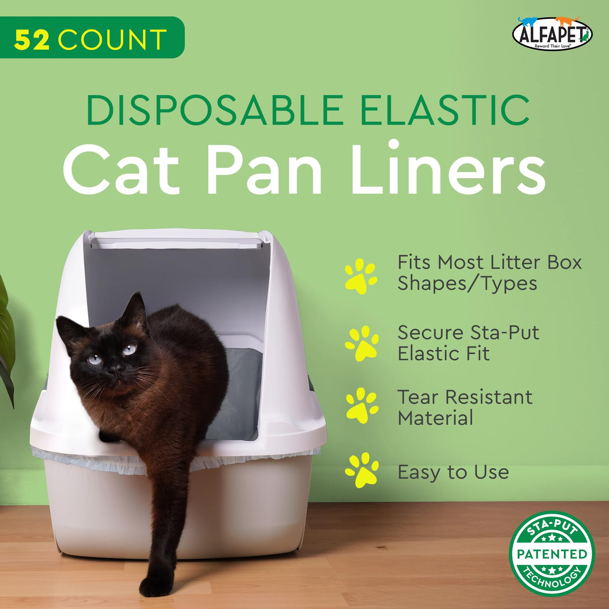 Heavy Duty 52 Pack Litter Box Liners B750