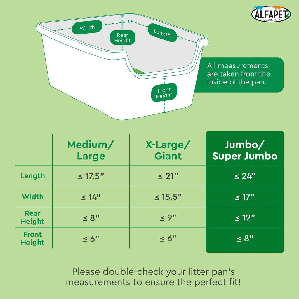 Heavy Duty 52 Pack Litter Box Liners B750