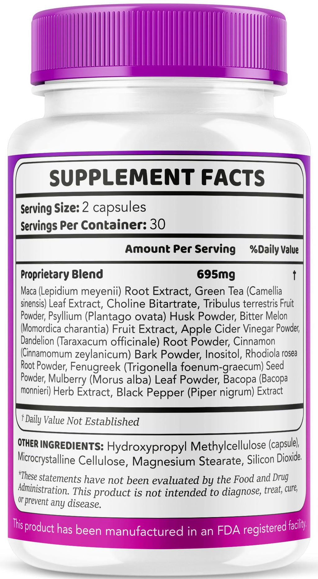 Natural Supplement 60 Capsules W600